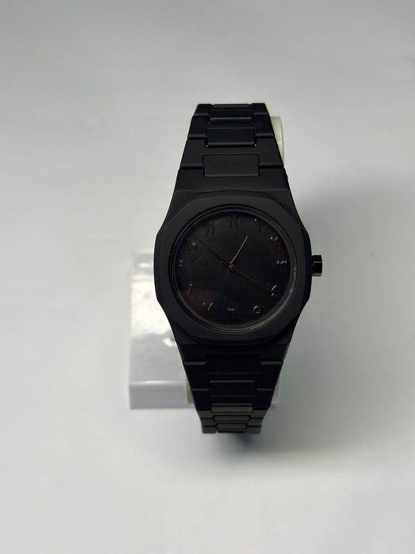 BLACK ARABIC AURA WATCH