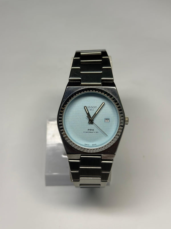 TISSOT PRX POWERMATIC 80-ICEBLUE DIAL STAINLESS STEEL LIMITED EDDITION